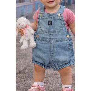 Oshkosh Bgosh Denim Jean Romper (24 months) overalls (Y2K 2000s)